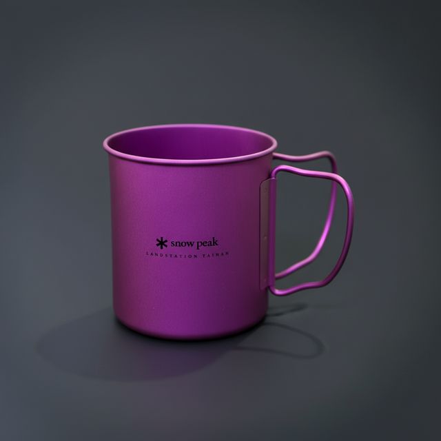 Snow Peak 鈦金屬單層杯 450ml (台南 Land Station 特別版)