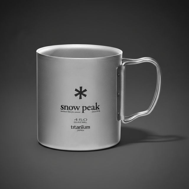 Snow Peak MG-053R Ti-Double 450 Cup (雙層 450ml 鈦杯)
