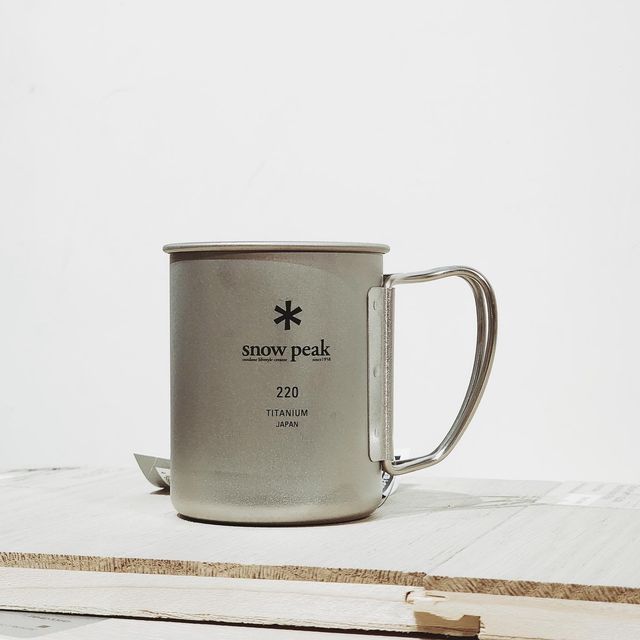Snow Peak MG-141 Ti-Single 220 Cup (單層 220ml 鈦杯)