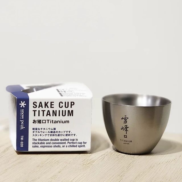Snow Peak TW-020 鈦雙層清酒杯